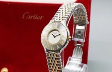 Cartier — *Near / Pouch* Cartier Must de 21 28mm Quartz From Japan — Watch — resale