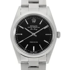 Rolex — Rolex Air King 14000 Black A Number Second Hand — Watch — resale