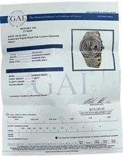 Audemars Piguet Royal Oak Offshore 18K Gold Auto Chandelier Diamond 3
