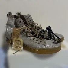 Diesel — Diesel 9.0US Boots Glitter High-Top Sneakers ITA — Sneaker — resale