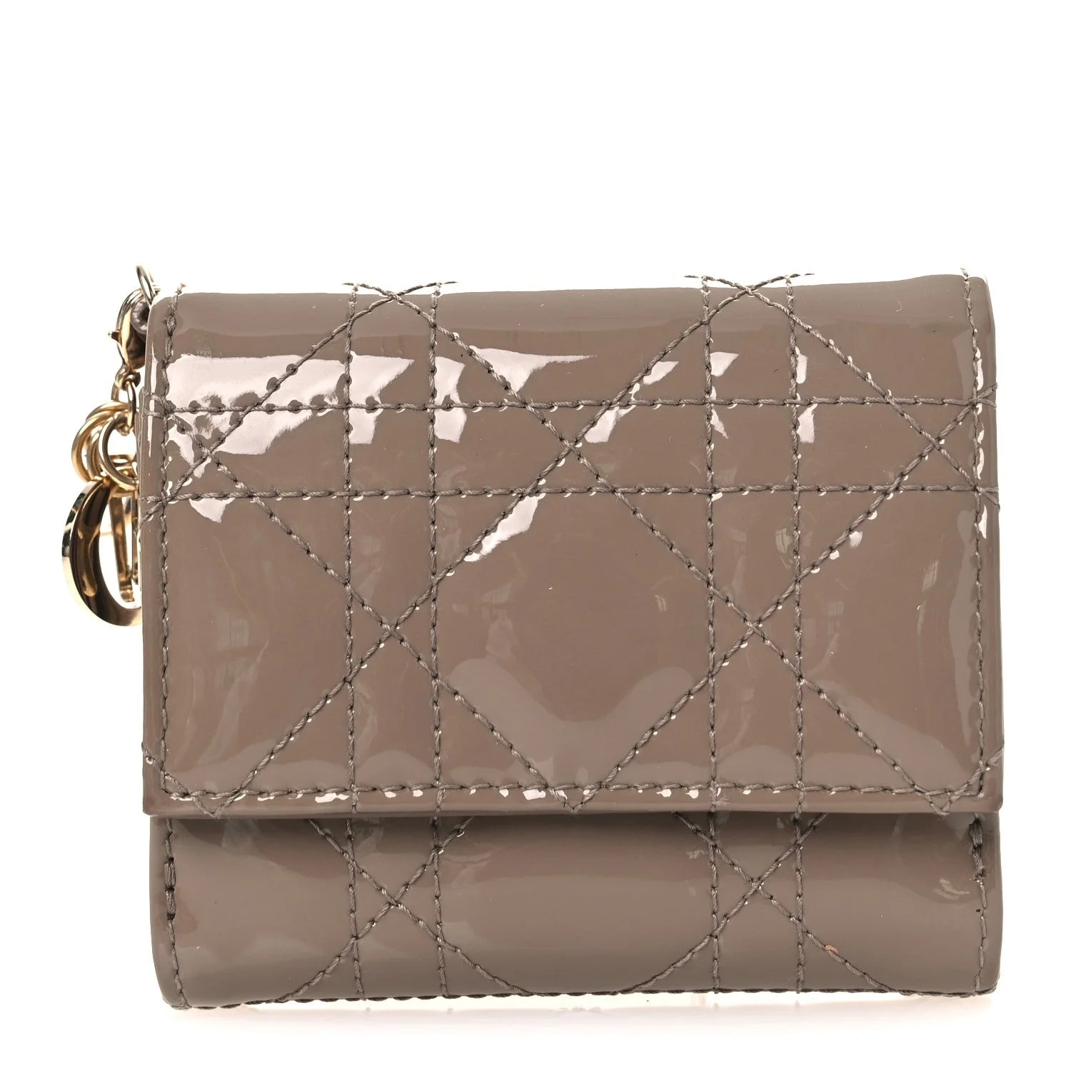 Dior — Lady Dior Lotus Wallet Warm — Accessory — resale