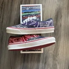Vans — Vans Vault X Bedwin & the Heartbreakers Size 7 .5OG Authentic LX Bandana — Sneaker — resale