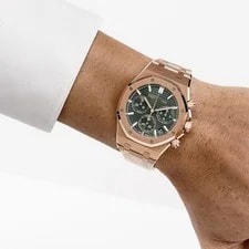 Audemars Piguet Royal Oak 26240OR.OO.1320OR.08 Chronograph Rose Gold Khaki 2