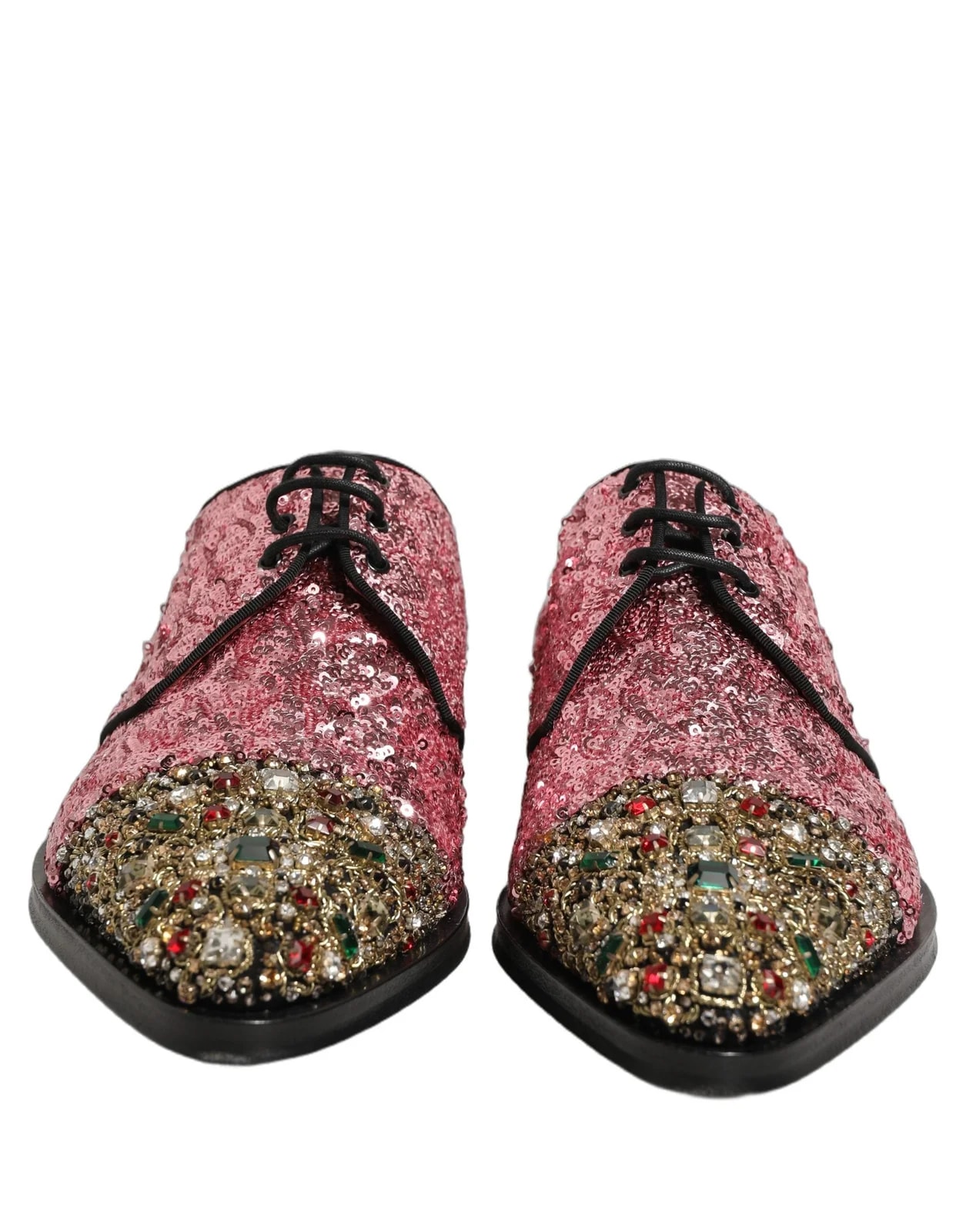 Dolce & Gabbana Sequin Embellished Derby Dress Shoes 2