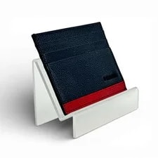 Auth Prada X Card Case W/box RB448 4
