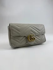 Gucci GG Marmont Super Mini Elephant V-Quilt Double G 4