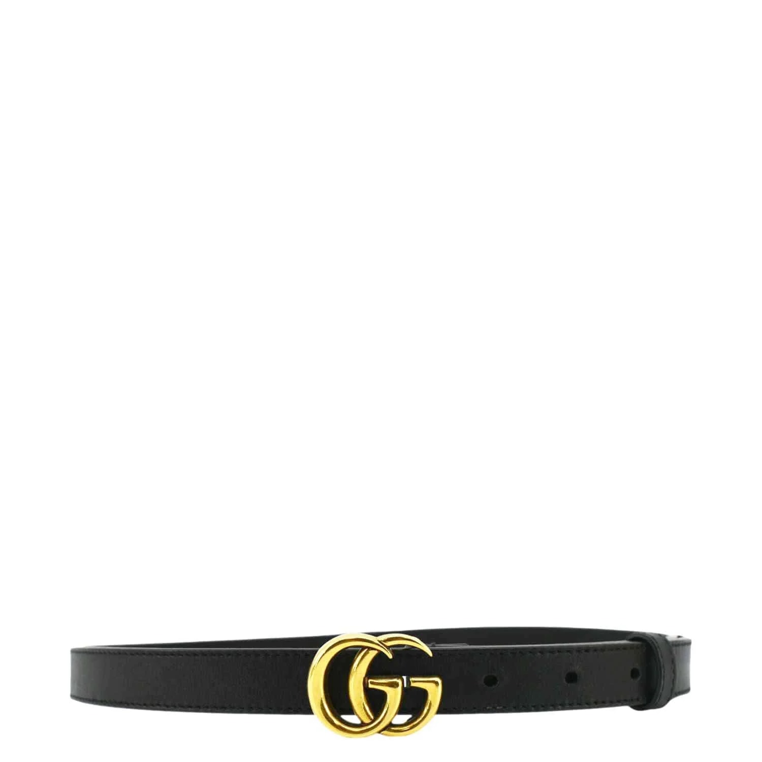Gucci — Gucci Slim Double G Marmont Buckle Belt — Accessory — resale
