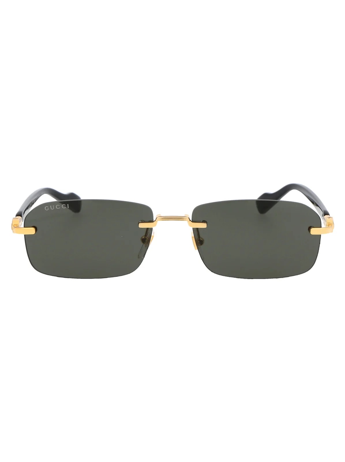 Gucci — Gucci Gg1221s Rectangle Rimless Sunglasses — Acetate — Accessory — resale