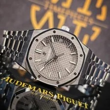 Audemars Piguet — Audemars Piguet Royal OAK 41MM Grey Dial Stainless Steel 15500ST B&P — Watch — resale