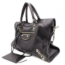 Balenciaga 115748 Classic Metallic Edge City 2way 3