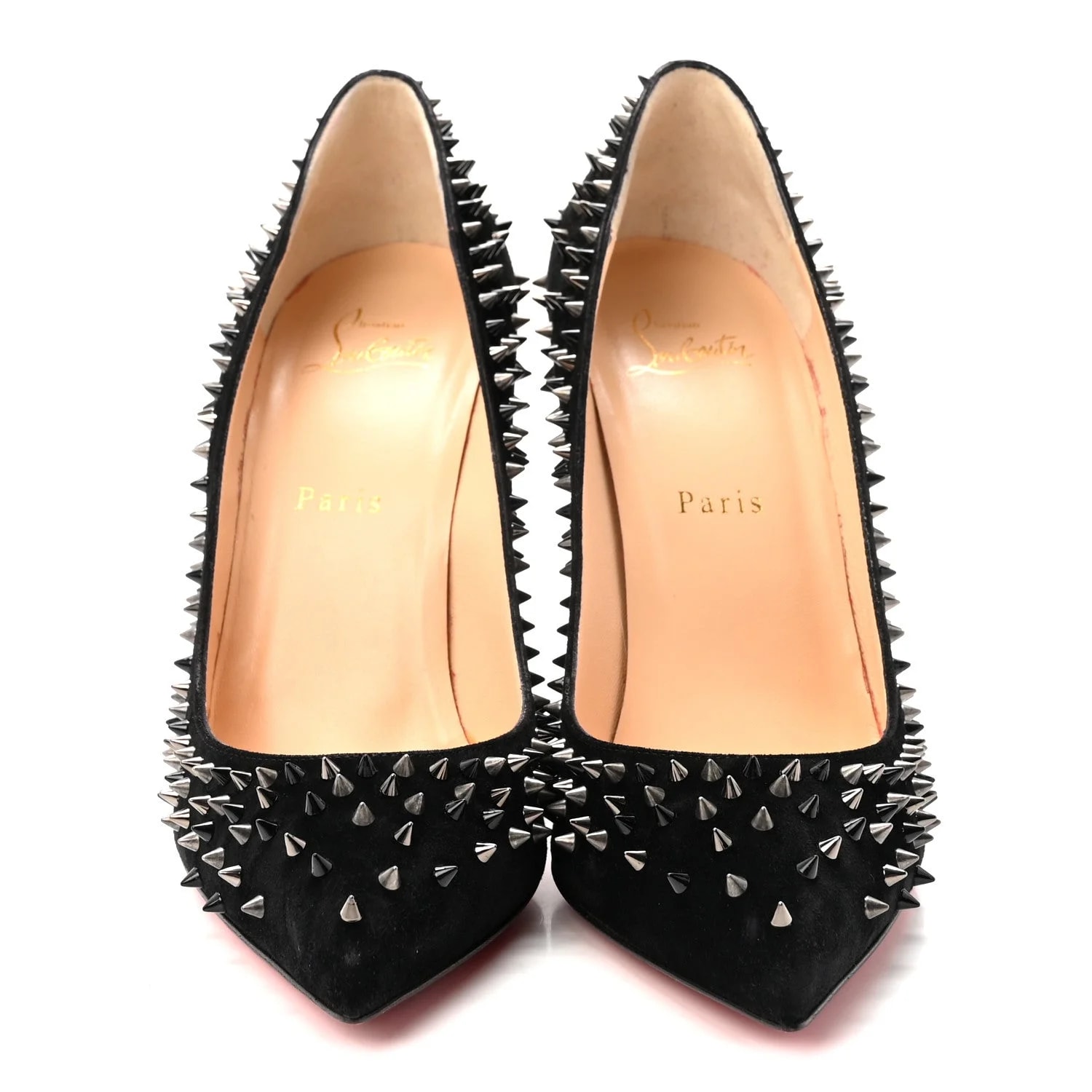 Veau Velours Studded Escarpic 100 39.5 2