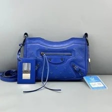 Balenciaga — Balenciaga Mini Hip Perforated Crossbody Mirror ID Auth — Handbag — resale