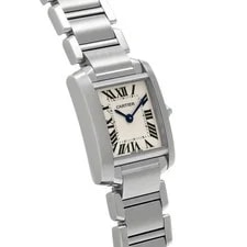 Cartier Tank W51008Q3 ( 2384) 18mm Stainless Steel Silver #WW11155 3