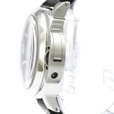 Panerai () Luminor Base Logo Stainless Steel Leather Manual S P 4