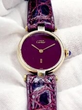 Cartier — [N.] 24mm Cartier Must de Swiss Vendome Vermeil — Watch — resale