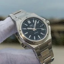 IWC Ingenieur 40mm Steel Automatic Black Dial IW323902 Box + Papers 2