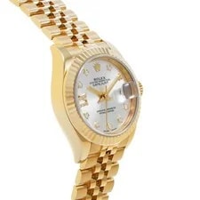 Rolex Datejust 28 279178G 28mm Yellow Gold Silver #WW385 3