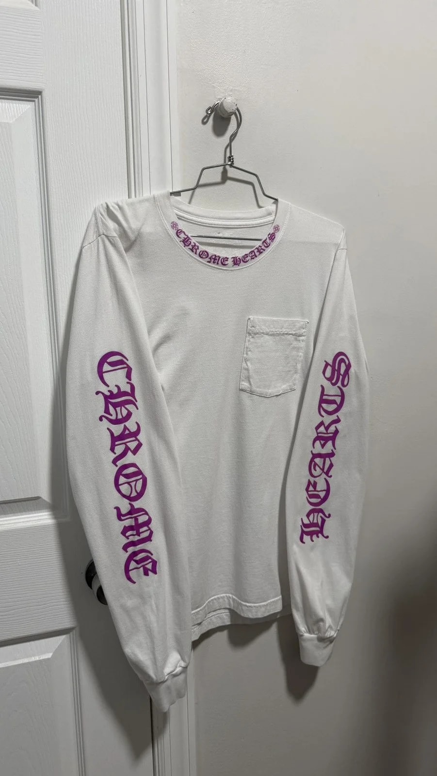 Chrome Hearts — Hearts Logo Long Sleeve — streetwear — resale