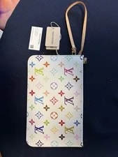 Louis Vuitton — Louis Vuitton Murakami Pochette X TM Neverfull Wristlet — Handbag — resale