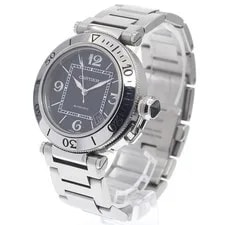 Cartier Pacha Sea Timer W31077M7 Date Black Dial Automatic Watch_949738 2