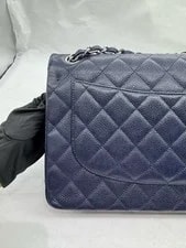 Auth Chanel Classic Flap With 4