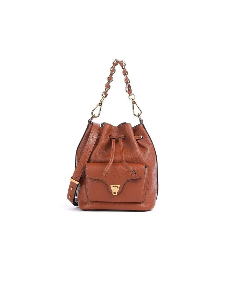 Coccinelle Grained Cowhide Bucket 2