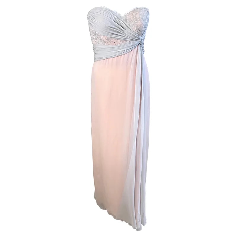 Bob Mackie — Bob Mackie 1980s Size 6 Light Strapless Grecian Gown — Clothing — resale