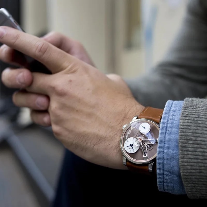 The Mb&f LM101 Limited Edition for Hodinkee, in Stainless Steel 3