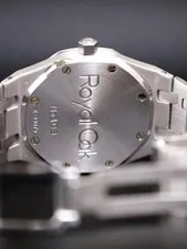Audemars Piguet Royal Oak AP White Gold Factory Diamonds and MOP 90's 14813bc 3