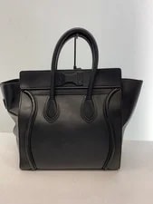 Celine Luggage Phantom Shopper Fabric Wear 3