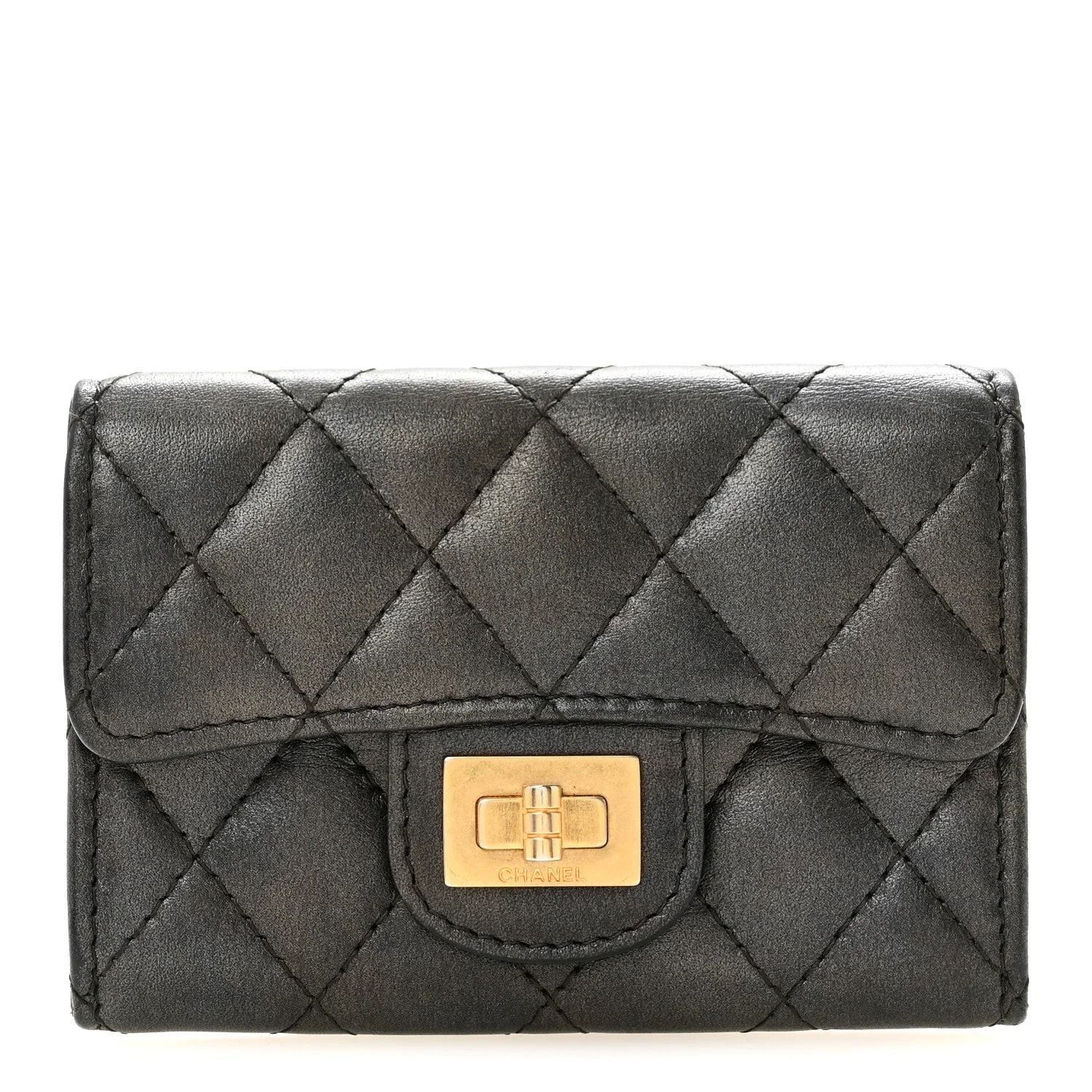 Chanel — Metallic Reissue Card Holder Wallet — Accessory — resale
