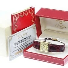Cartier — Cartier Must Tank 20mm GP Beige #C17323 — Watch — resale