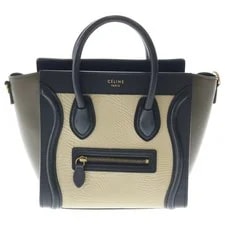 Celine — Celine Luggage Shopper 2 Way Biolor × — Handbag — resale