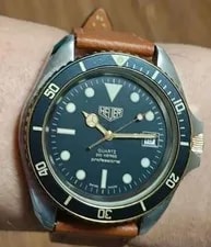 Heuer — Working Item Heuer Old Logo 980.021 Combination Replacement Bezel — Watch — resale