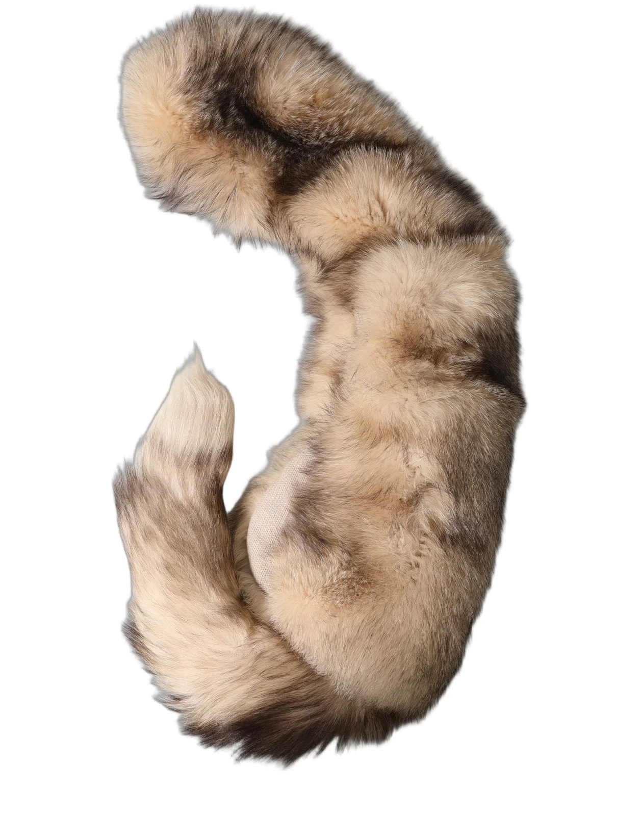Dolce & Gabbana Frost Fox Fur Neck Warmer Winter Scarf 4
