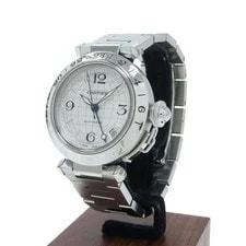 Cartier Pasha C Meridian W31078M7 35mm Automatic GMT Stainless Steel A0627 3