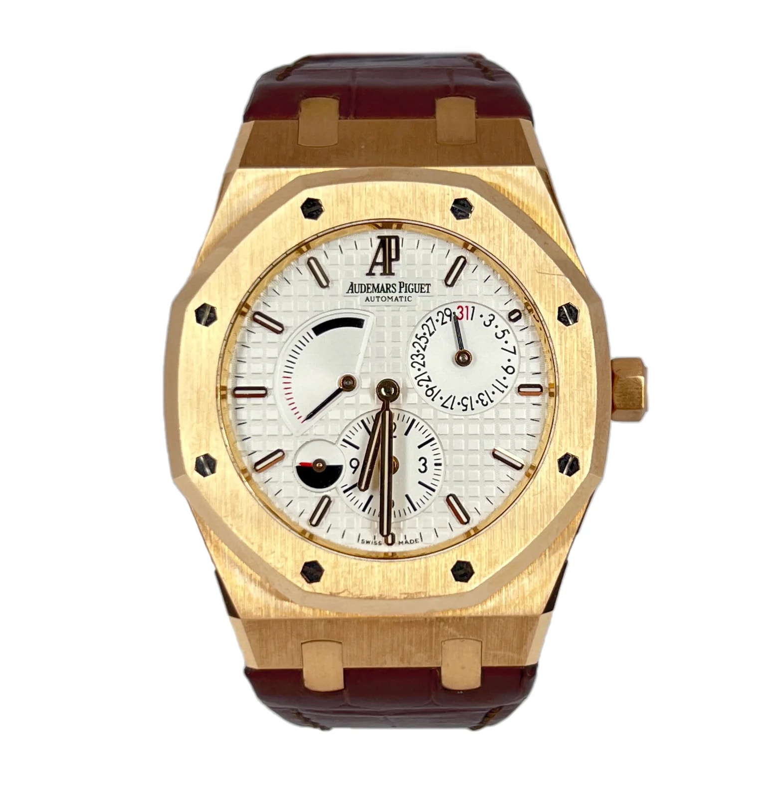 Worldofluxuryus — Audemars Piguet Royal Oak Dual Time 18K Rose Gold — Watch — resale