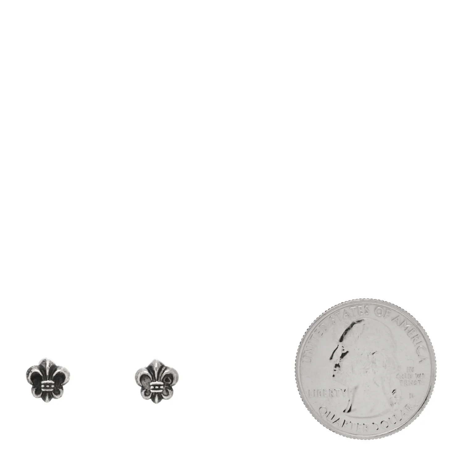 Fleur de Lis Stud Earrings 2
