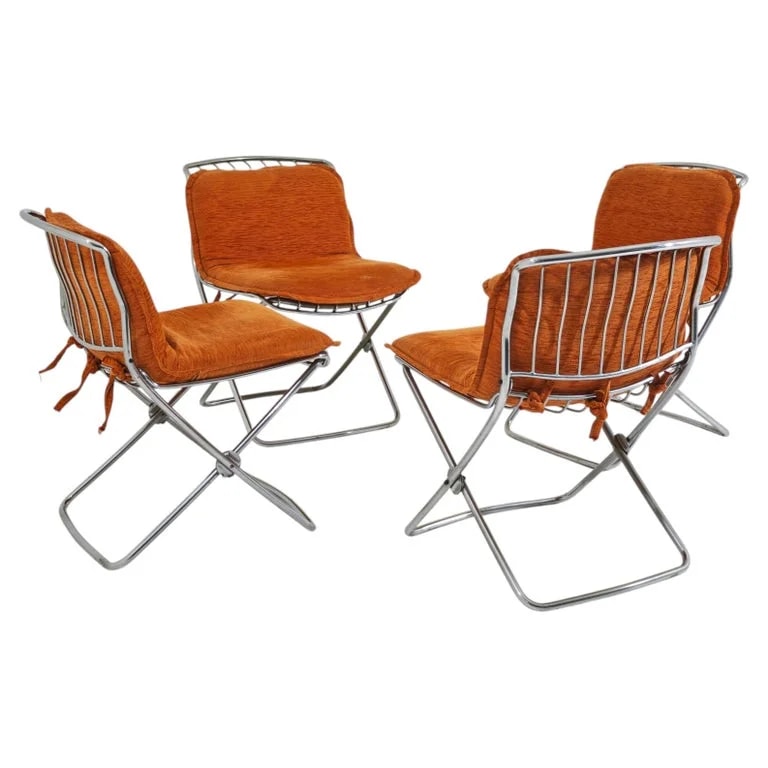 Gastone Rinaldi, RIMA — Set of 4 Gastone Rinaldi for Rima Design Italia, 1970s Mid-Century Modern — Furniture — resale