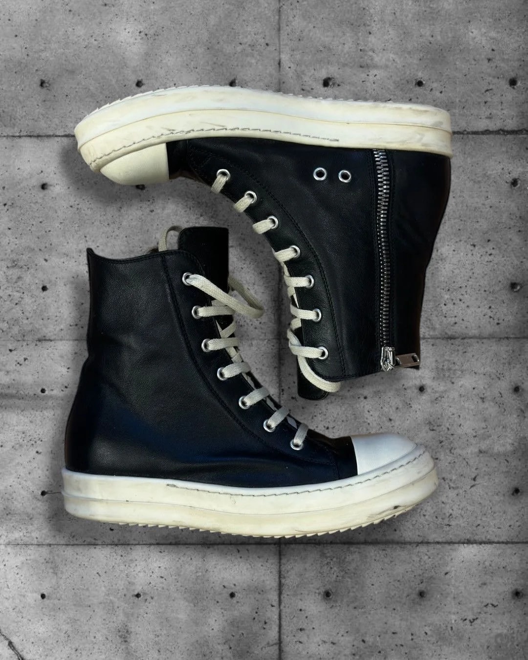 Rick Owens — Rick Owens Ramones Milk First Line 38 — Sneaker — resale