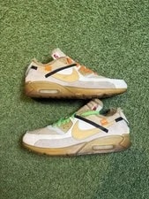 Size 10 Preowned Air Max 90 Off-White AA7293-100 2
