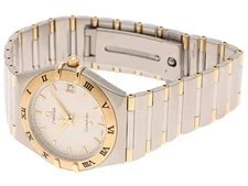 Omega Constellation Half Bar 396.1201 K18Yellow Gold / Stainless Steel #DW1327 3