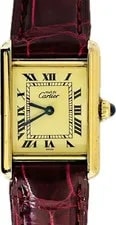 Cartier Must de Tank SM W1003153 1613 Stainless Steel 20mm Ivory Dial #WJW224 3