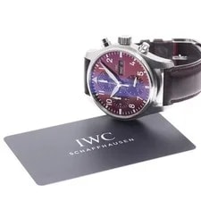 IWC — IWC Pilot's Chronograph 41 IW388107 41mm SS Red #C21556 — Watch — resale