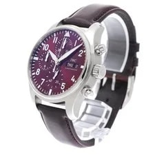 IWC Pilot's Chronograph 41 IW388107 41mm SS Red #C21556 2