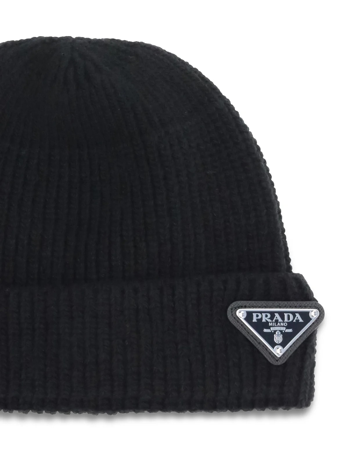 Prada — Prada 2hc4263im Ribbed Beanie — (Ovis Aries) Beanies — Accessory — resale