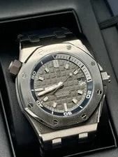 Audemars Piguet Royal Oak Offshore Diver 2024 Complete Set Gray Dial 2