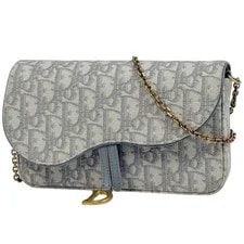 Dior — Dior Trotter Pattern Chain Wallet Saddle #BS2235 — Handbag — resale