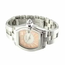 Cartier Roadster SM W62054V3 Quartz Pink Limited To 2500 Pieces S SS 2