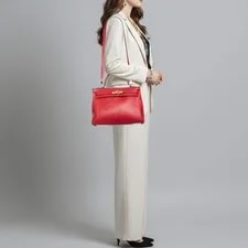 Hermes Kelly Retourne 32 Finish Grenat Top Handle 2